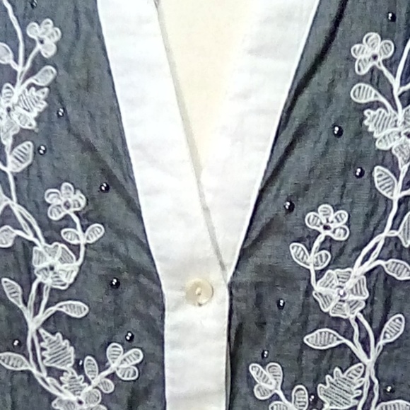 Style & Company Size 2X Embroidered Blouse - Picture 3 of 8